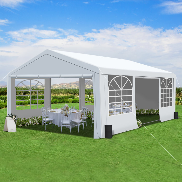 Party hotsell tent sizes